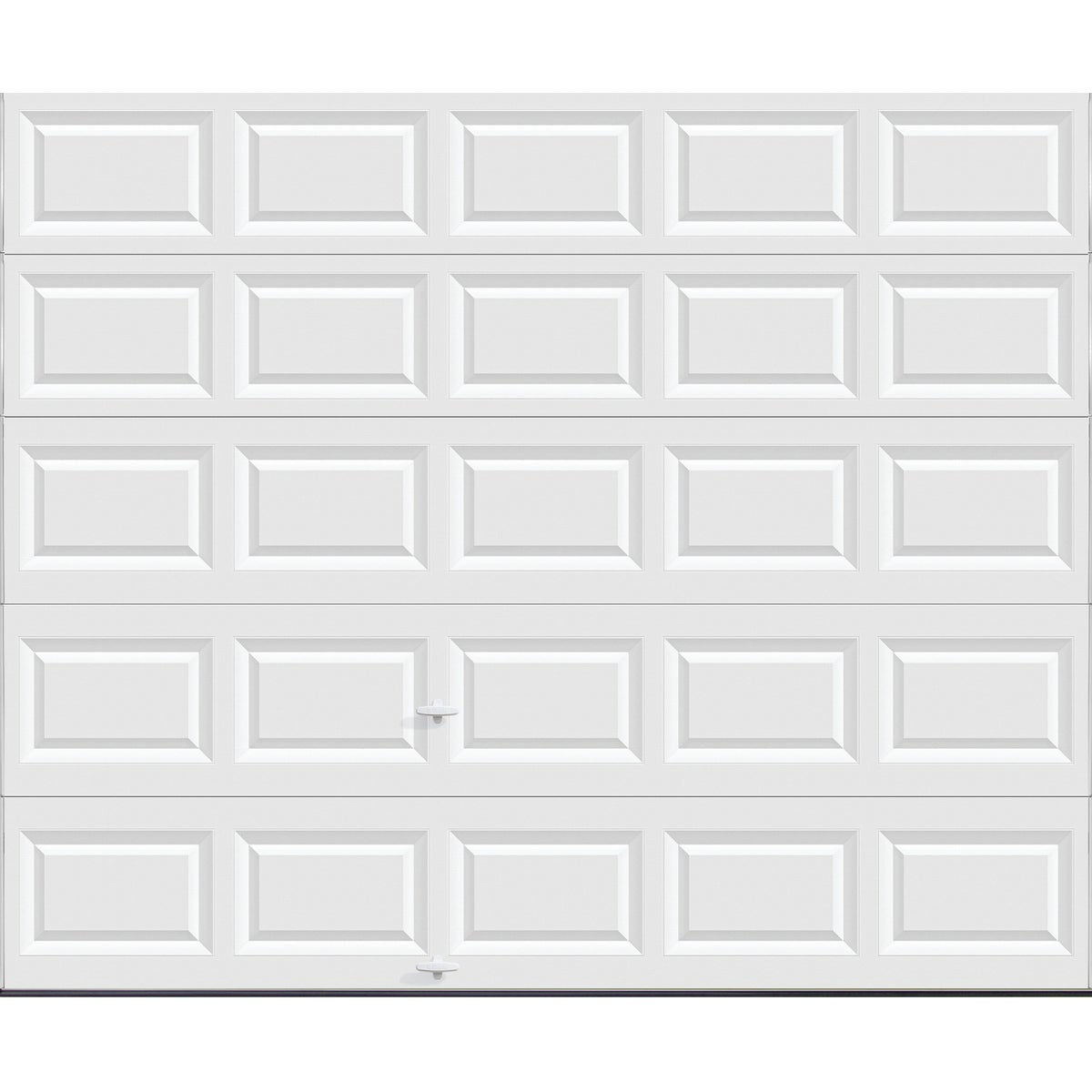 Holmes Bronze Series 10 Ft. W x 8 Ft. H White Steel Garage Door w/EZ-Set Torsion Spring