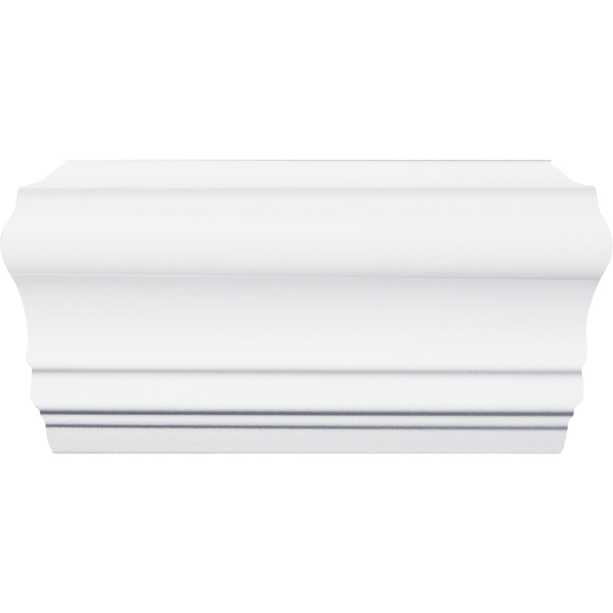 Inteplast Building Products 5/8 In. x 2-5/8 In. x 8 Ft. Crystal White Polystyrene Chair Rail Molding