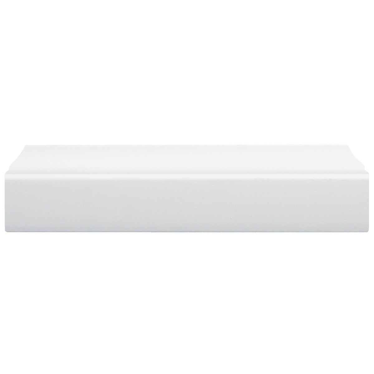 Inteplast Building Products 3/8 In. W. x 1-5/16 In. H. x 7 Ft. L. Crystal White Polystyrene Stop Molding