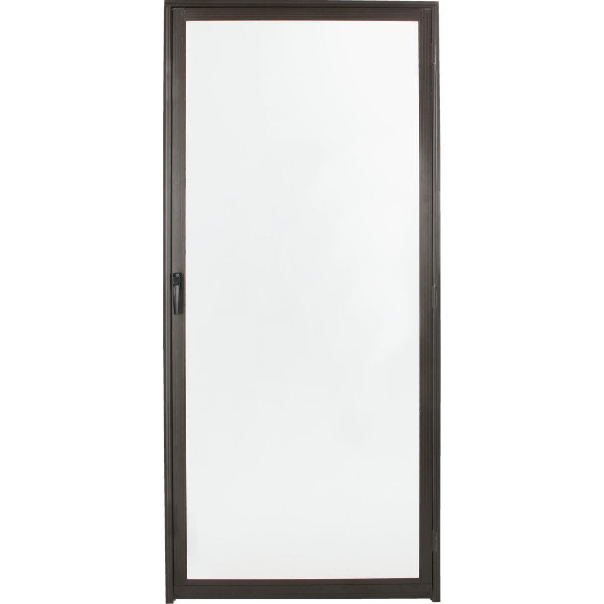 Croft Imperial Style 36 In. W. x 80 In. H. x 1-7/8 In. Thick Bronze Full View Aluminum Storm Door