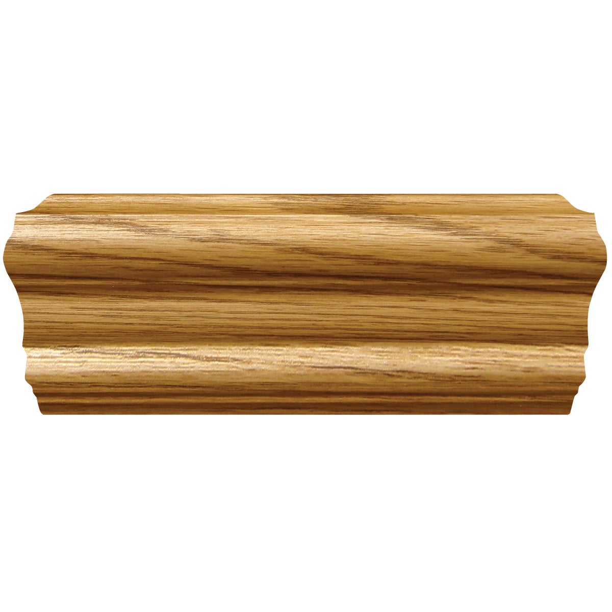 Inteplast Building Products 5/8 In. x 2-5/8 In. x 8 Ft. Ultra Oak Polystyrene Chair Rail Molding