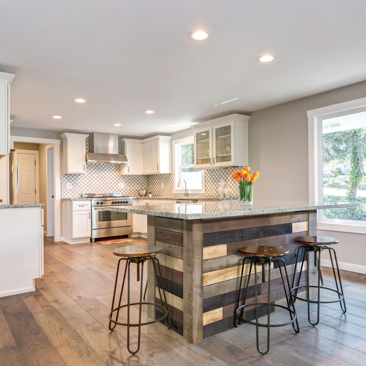 UFP-Edge 1/2 In. x 4 In. x 4 Ft. Mixed Weathered Wood Accent Board (8-Pack)