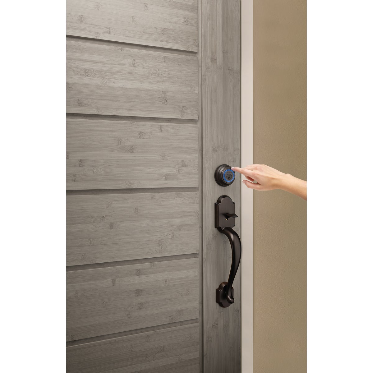 Kwikset Kevo Venetian Bronze Single Cylinder Electronic Deadbolt