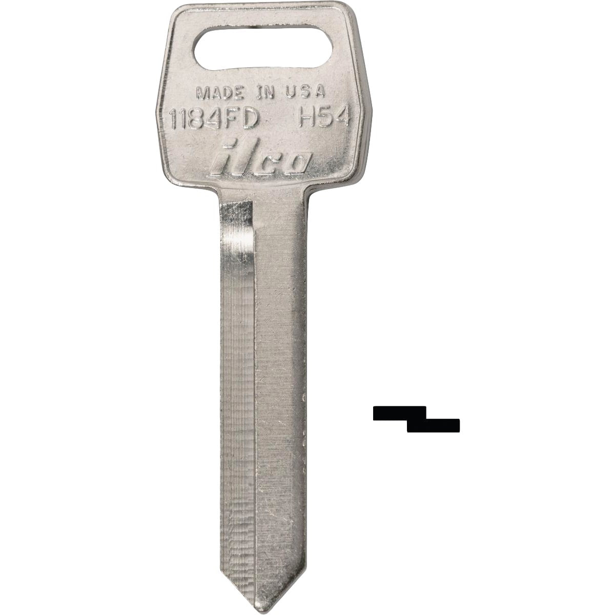 ILCO Ford Nickel Plated Automotive Key, H54 (10-Pack)