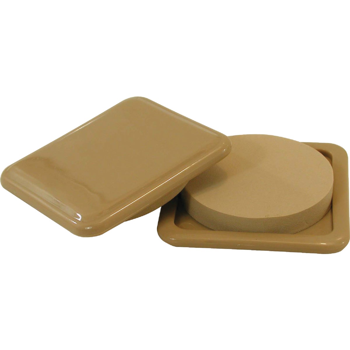 Do it 3 In. Square Almond Furniture Glide,(4-Pack)