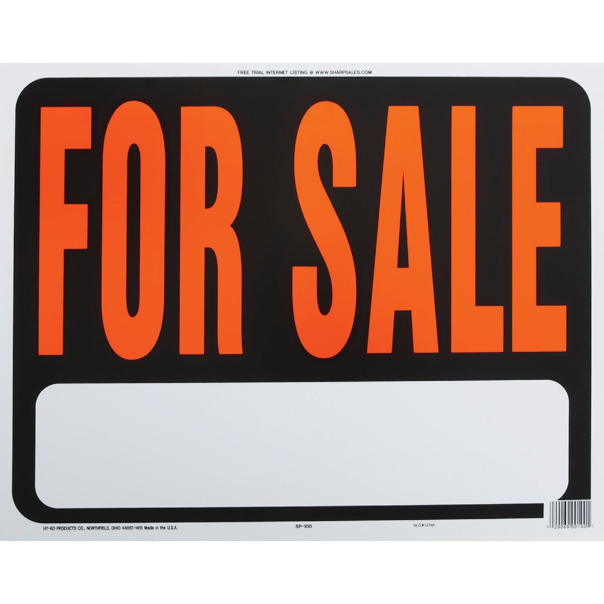 Hy-Ko Heaby Gauge Plastic Sign, For Sale