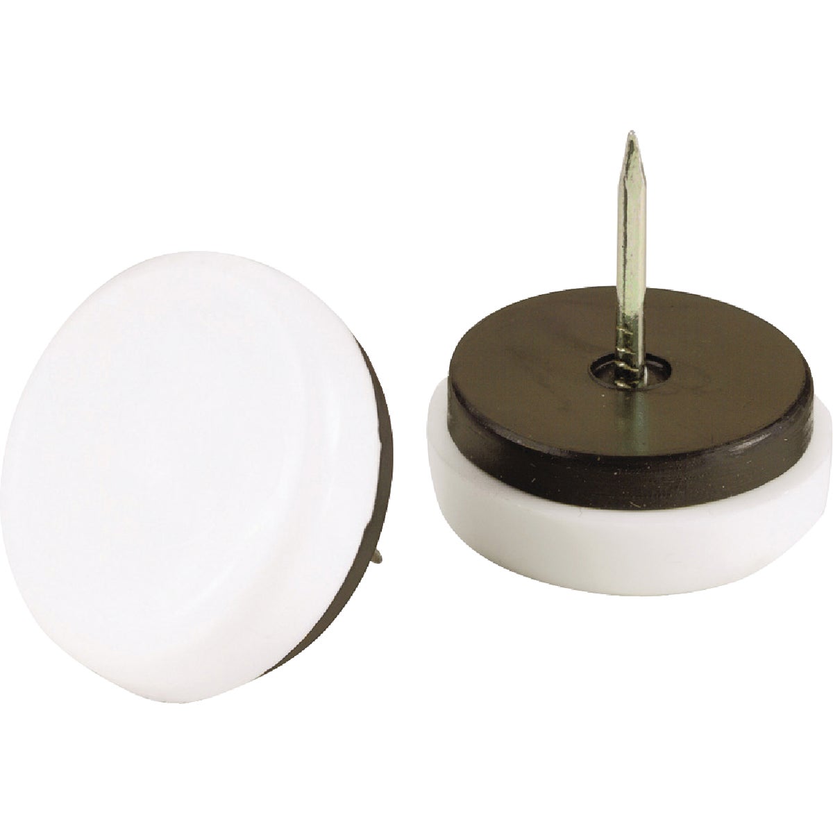 Do it 1-1/2 In. Round Swivel Nail on Furniture Glide,(4-Pack)