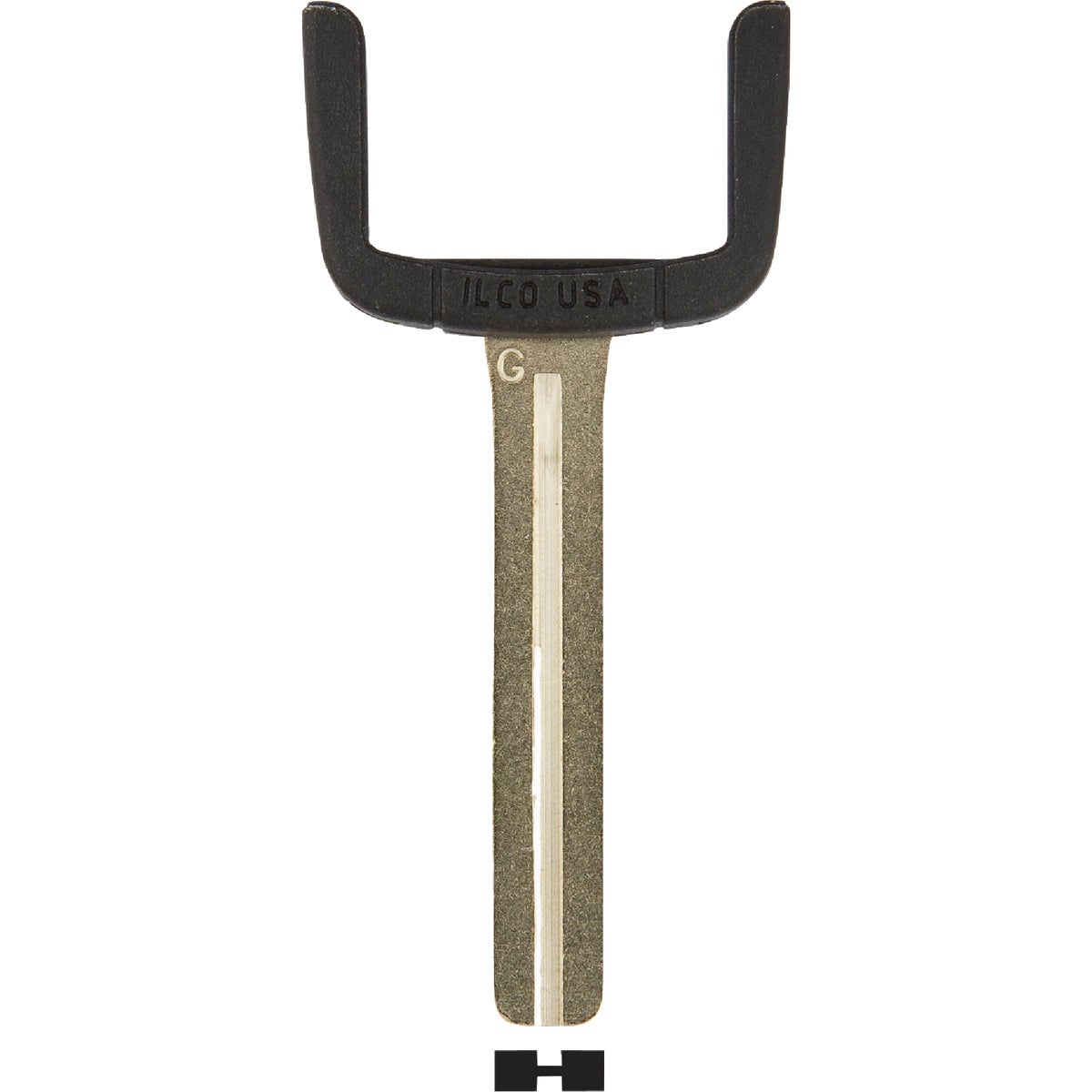 ILCO Toyota EZ Clone Nickel Plated Silver Sidewinder Chip Key Blade
