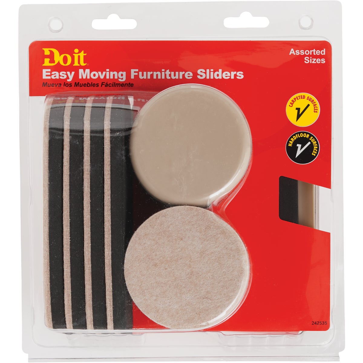 Do it Easy Mover Pad Assortment,(16-Count)