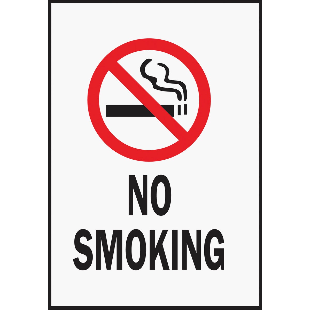Hy-Ko Vinyl Sign, No Smoking