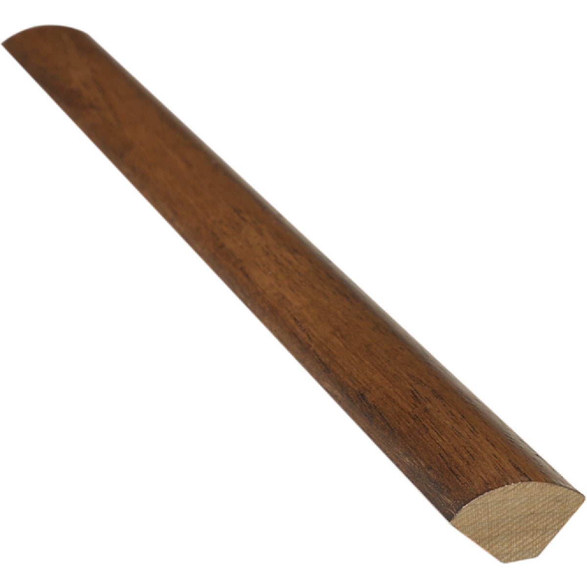 Mohawk Hickory Coffee 0.75 In. W. x 0.75 In. H. x 84 In. L. Hardwood Quarter Round