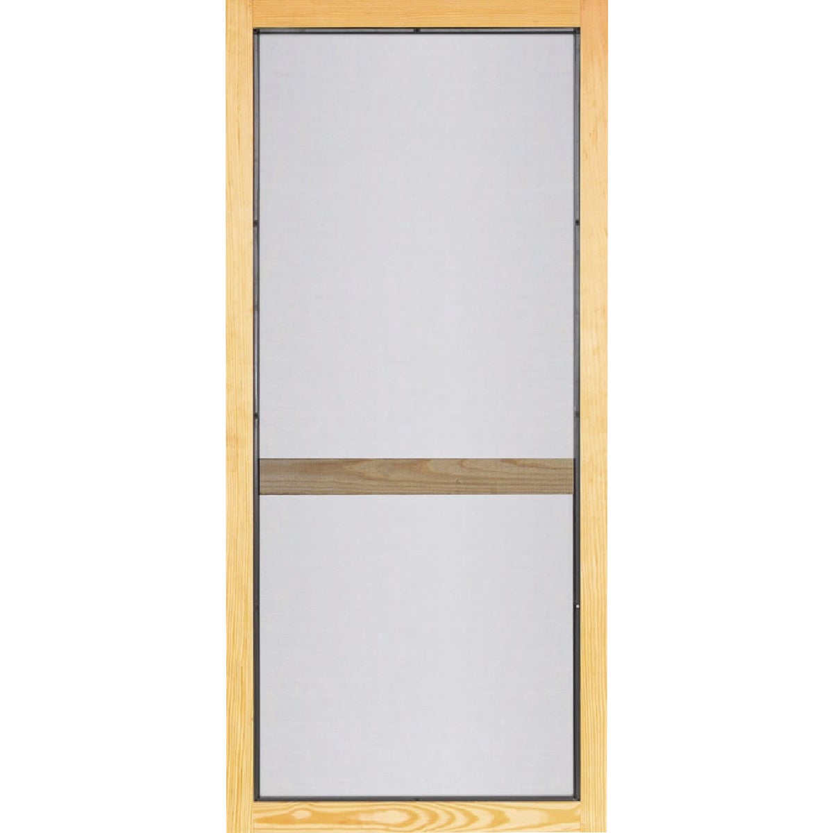 Screen Tight Woodcraft 36 In. W x 80 In. H x 1 In. Thick Natural Wood Screen Door