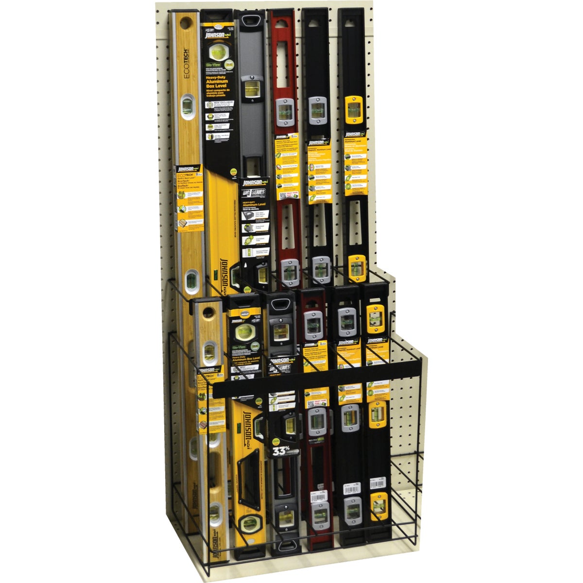 Johnson 12-Section Level 19.25 In. W. Wire Display Rack
