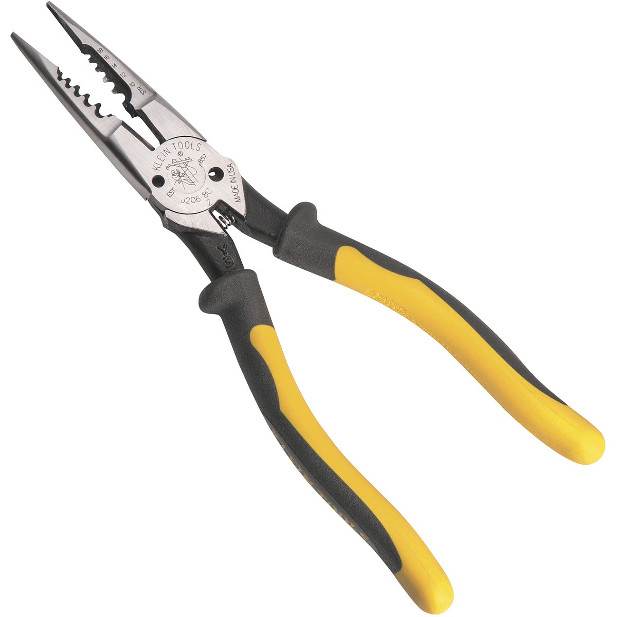 Klein 8-3/8 In. All-Purpose Long Nose Pliers
