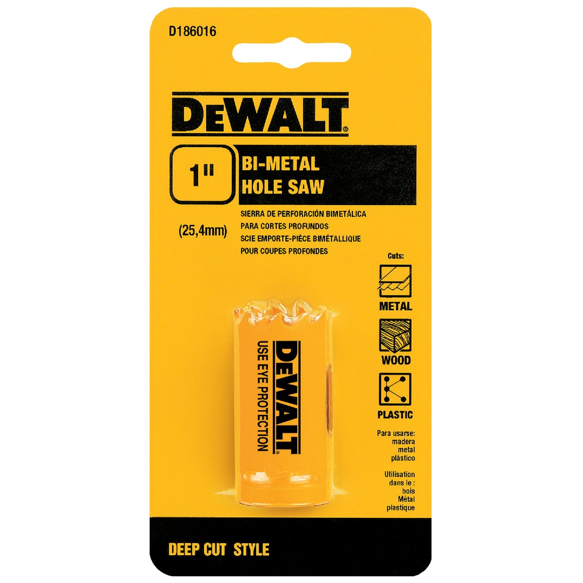 DeWalt 1 In. Bi-Metal Hole Saw