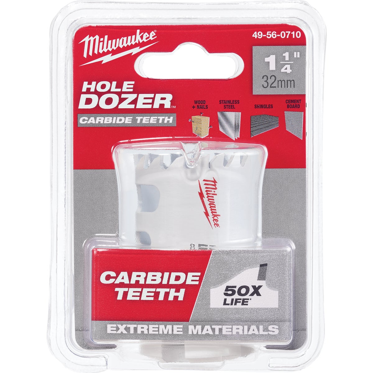 Milwaukee HOLE DOZER 1-1/4 In. Hole Saw with Carbide Teeth