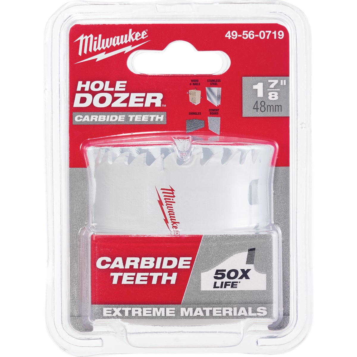 Milwaukee HOLE DOZER 1-7/8 In. Hole Saw with Carbide Teeth