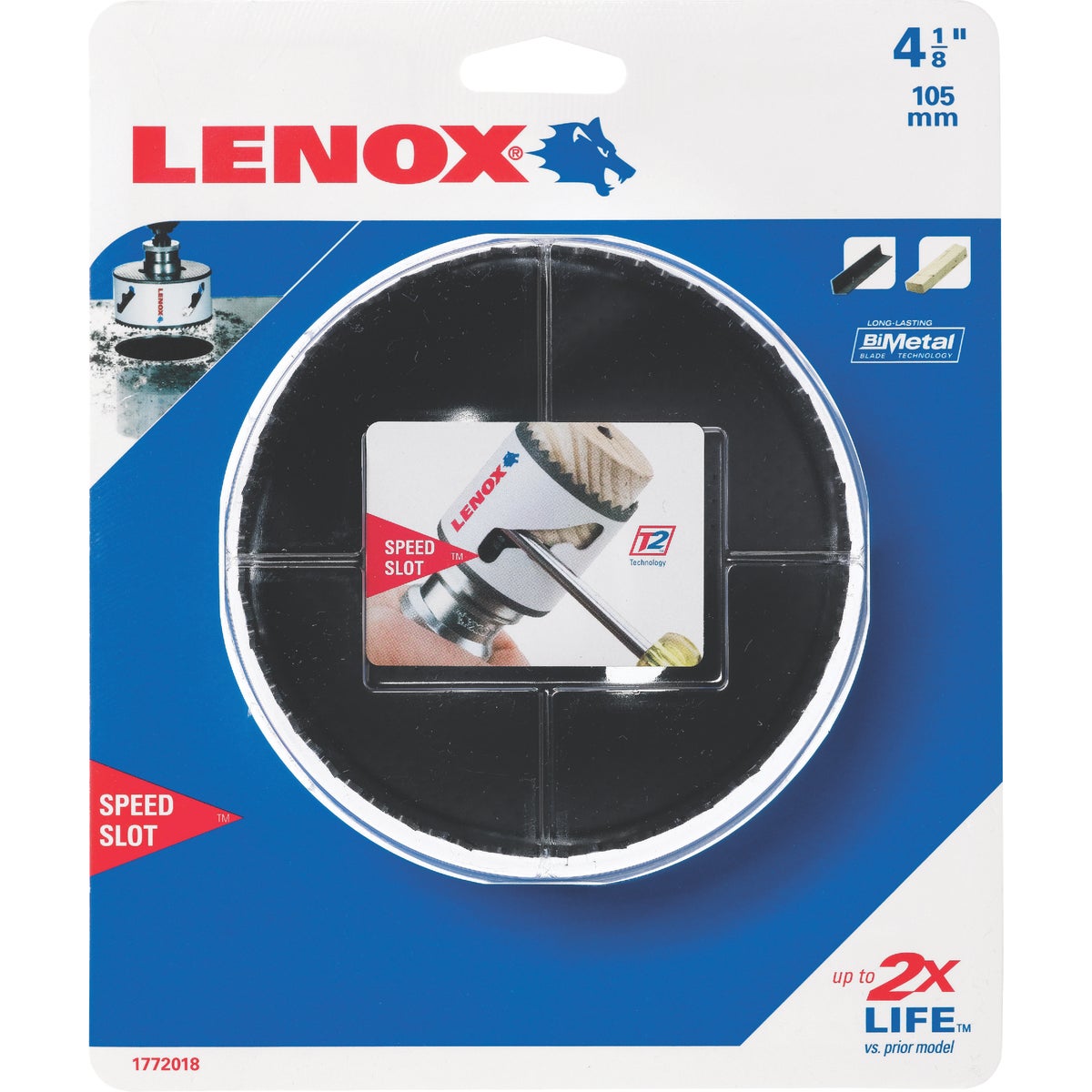 Lenox Speed Slot 4-1/8 In. Bi-Metal Hole Saw