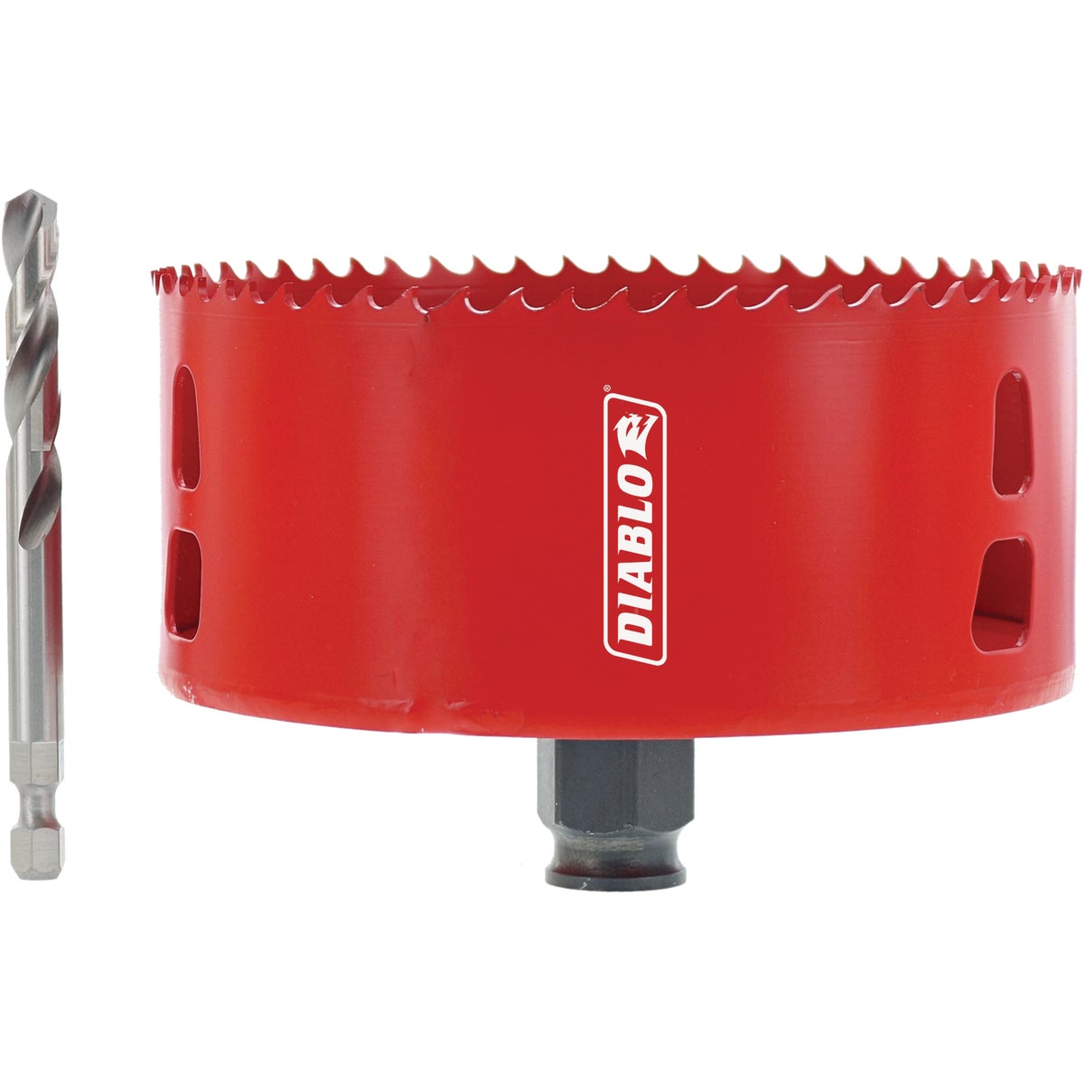 Diablo 4-3/8 In. Recessed Lighted Hole Saw w/Pilot