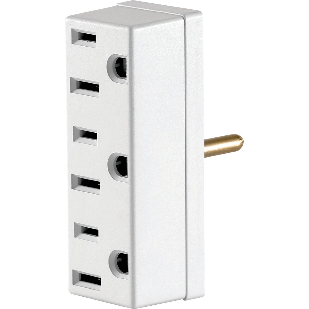 Leviton White 15A 3-Outlet Tap