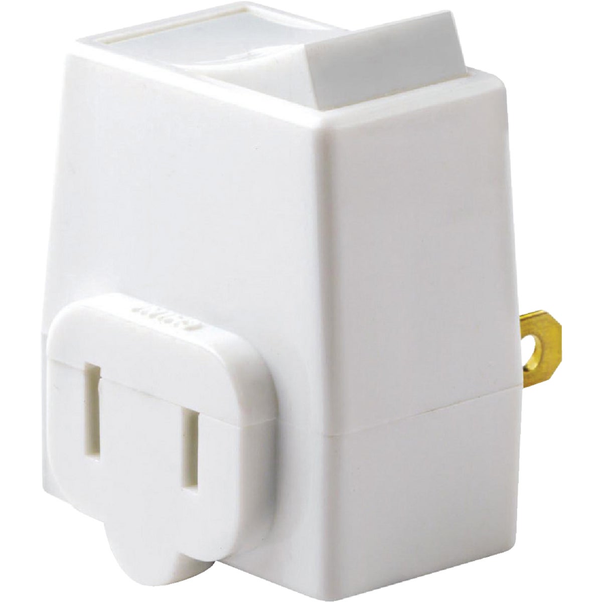 Leviton White 13A Plug-In Switch Adapter