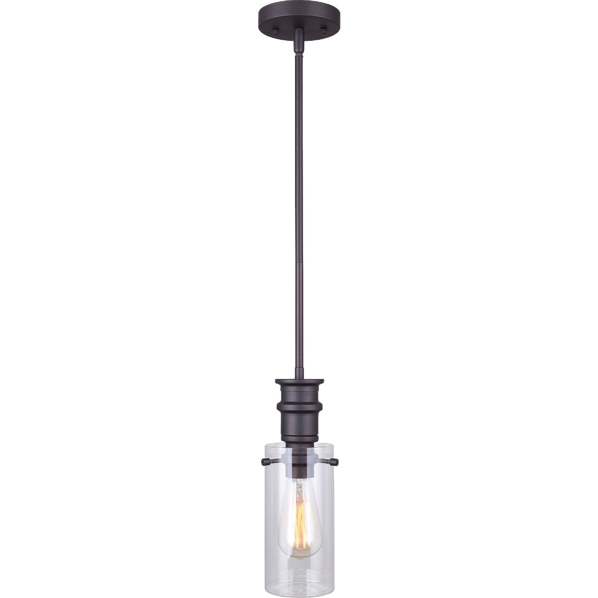 Home Impressions Albany 1-Bulb Oil Rubbed Bronze Incandescent Pendant Light Fixture