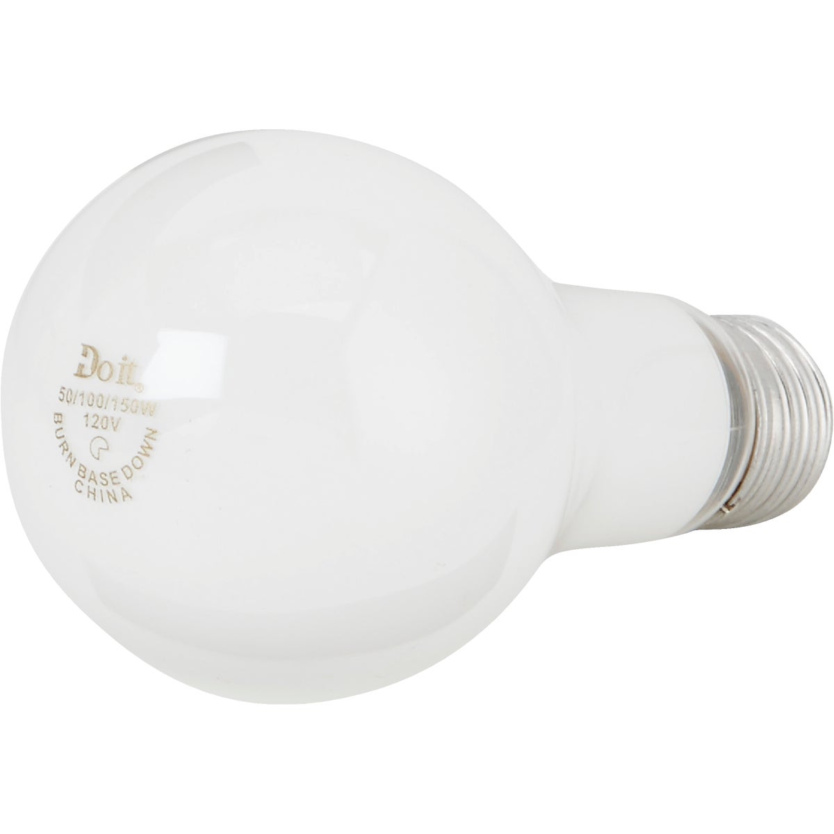 Do it 50/100/150W Frosted Soft White Medium Base A21 Incandescent 3-Way Light Bulb