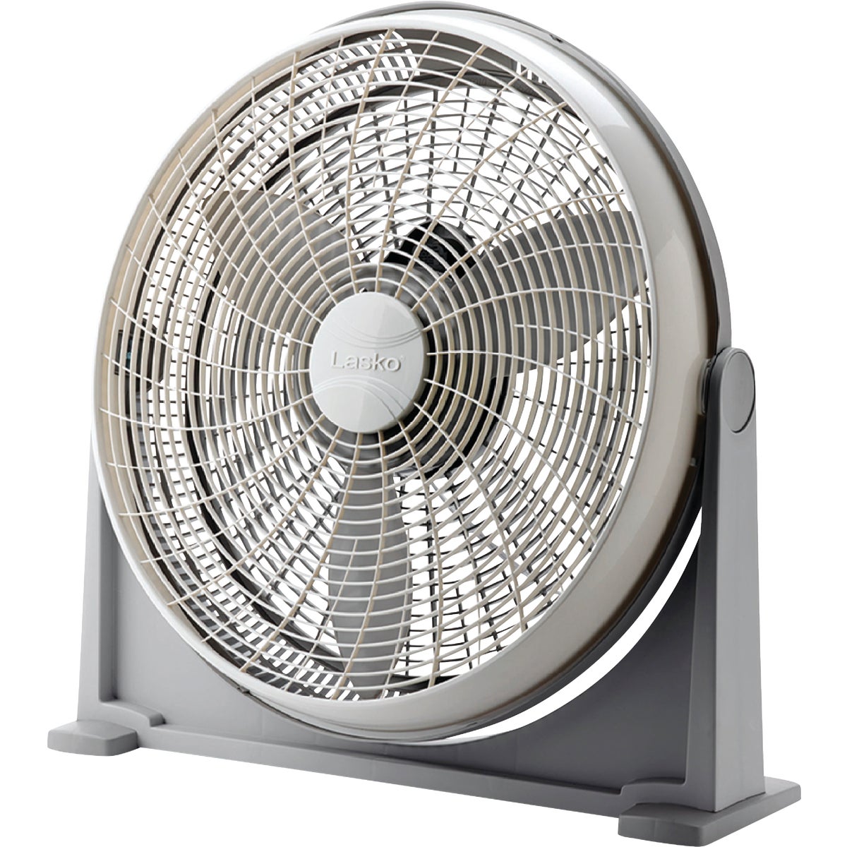 Lasko 20 In. 3-Speed Gray Air Circulator Floor Fan