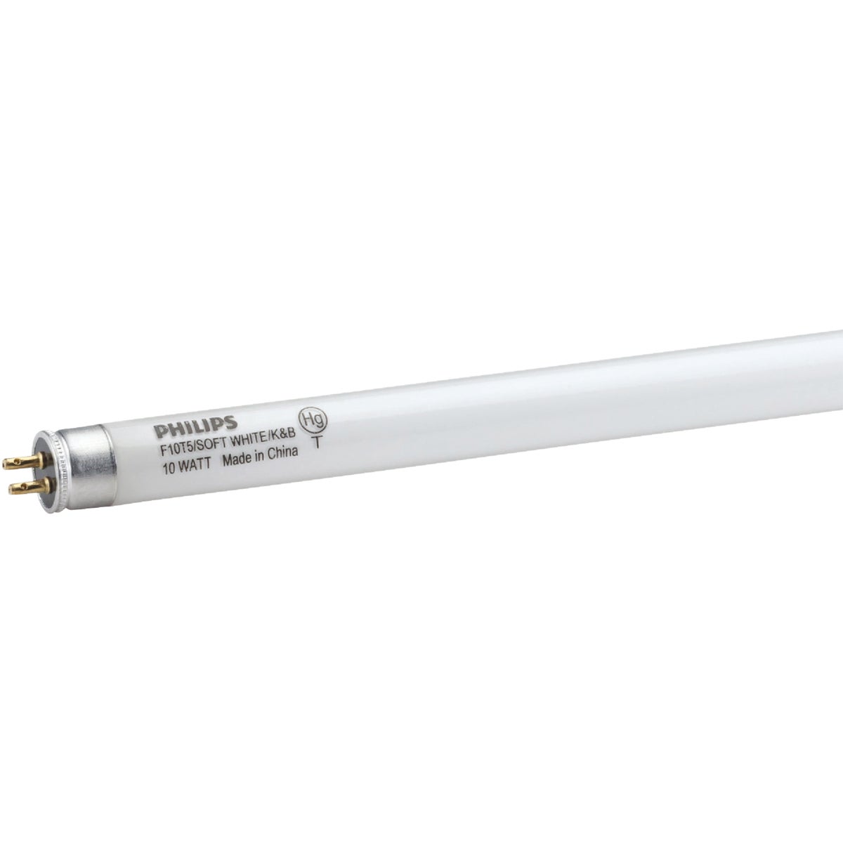 Philips 10W 16 In. Bright White T5 Miniature Bi-Pin Fluorescent Tube Light Bulb