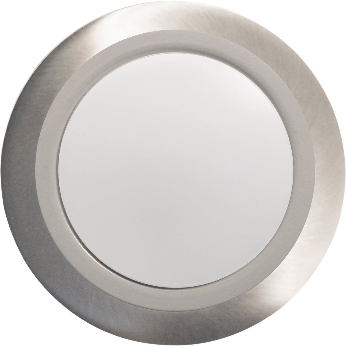 Satco Nuvo 7 In. 60W-Equivalent High-Lumen LED Disk Flush Mount Light Fixture Brushed Nickel