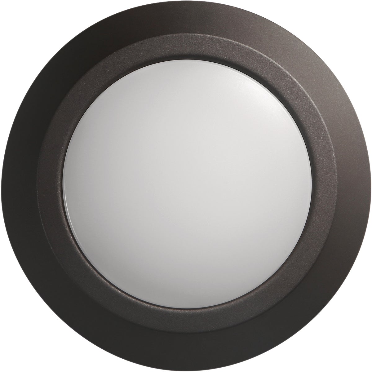 Satco Nuvo 7 In. 60W-Equivalent High-Lumen LED Disk Flush Mount Light Fixture Mahogany Bronze