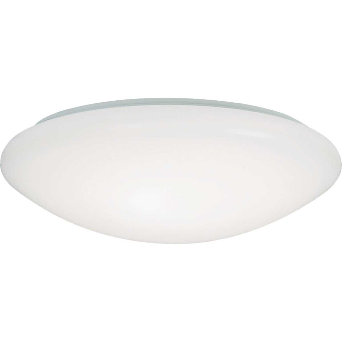 Metalux 15 In. White LED Flush Mount Ceiling Light Fixture with Selectable Color Temperature