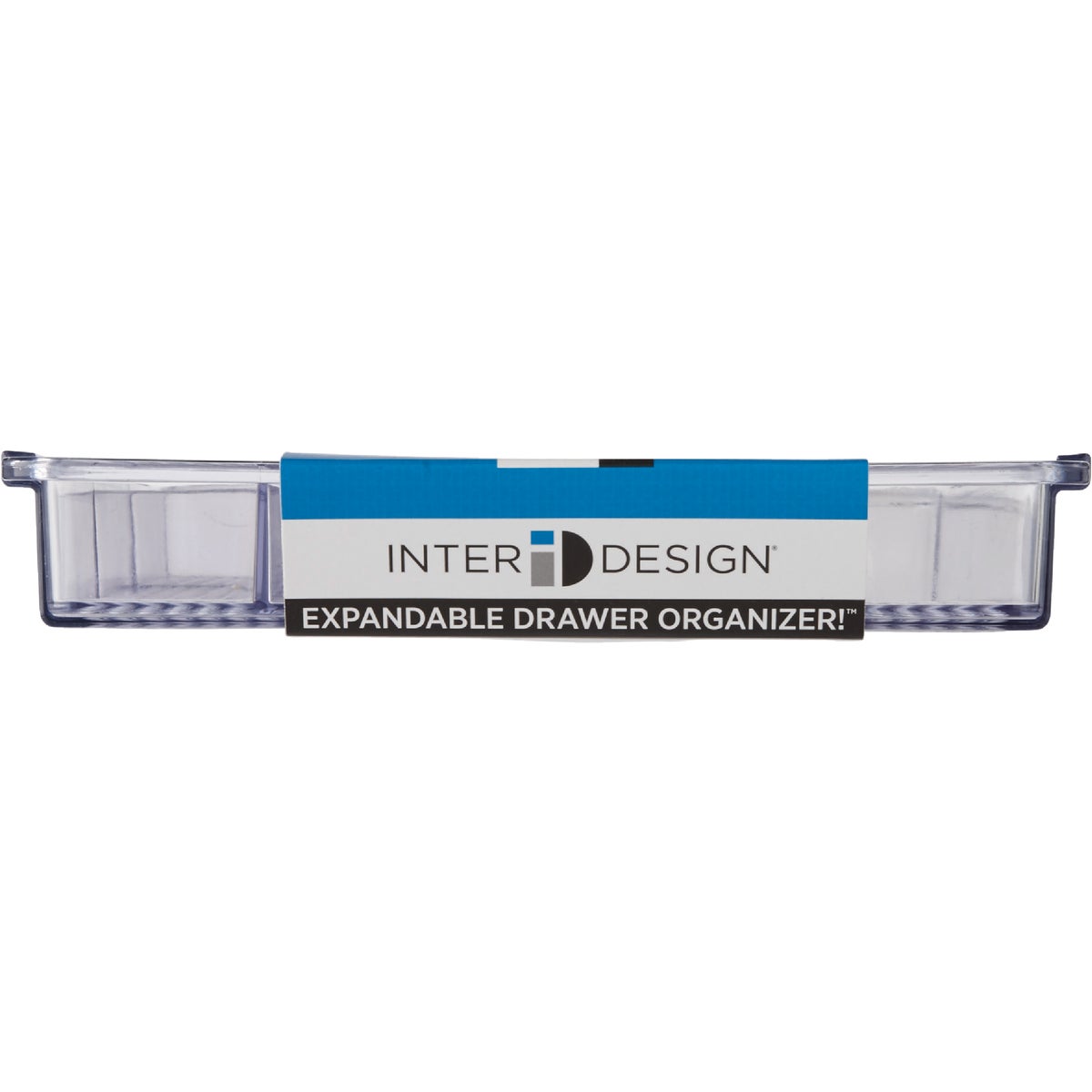 InterDesign Clarity 7.75 In. x 1.25 In. x 19 In. Clear Expandable Drawer Organizer
