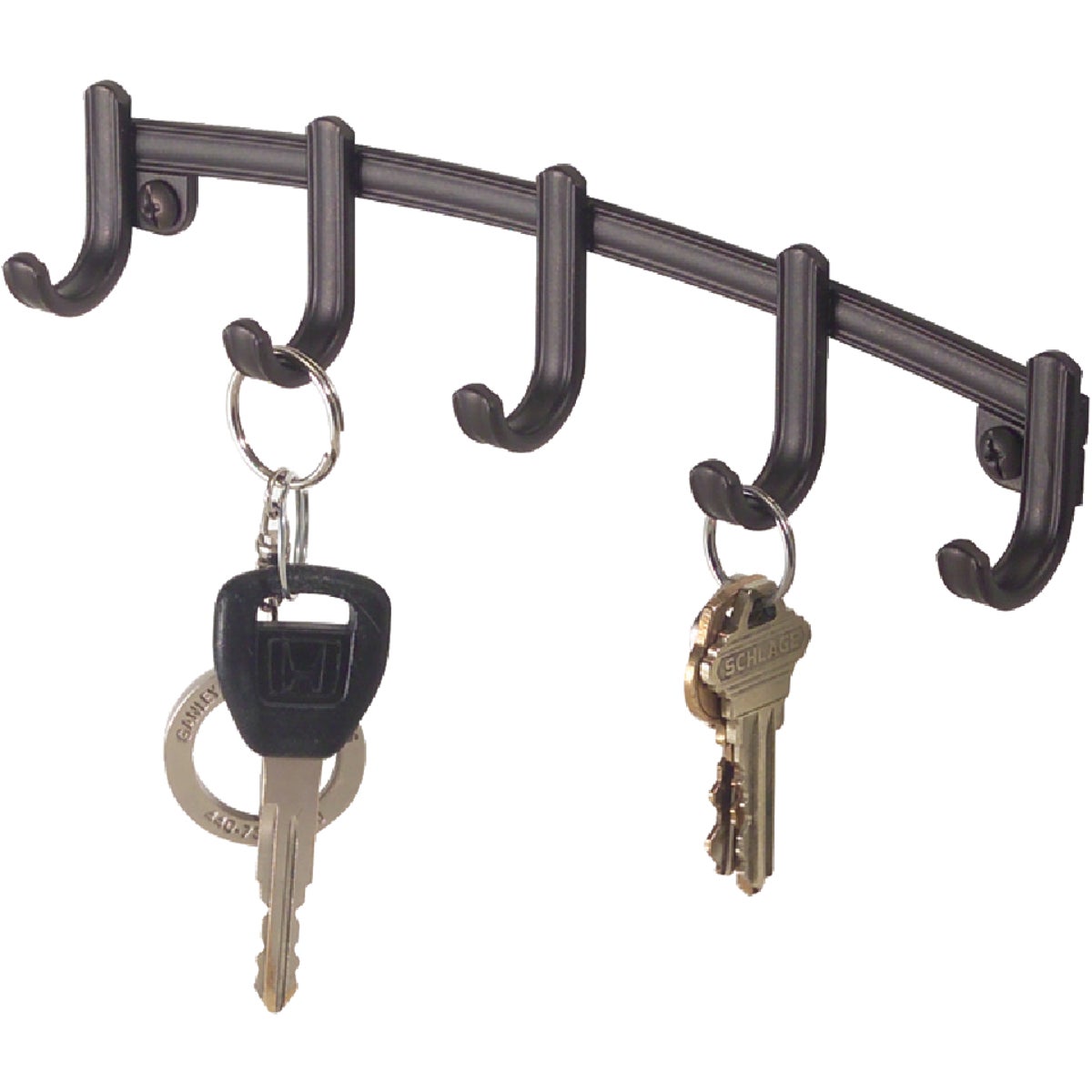 InterDesign York Lyra Wall Mount Key Rack