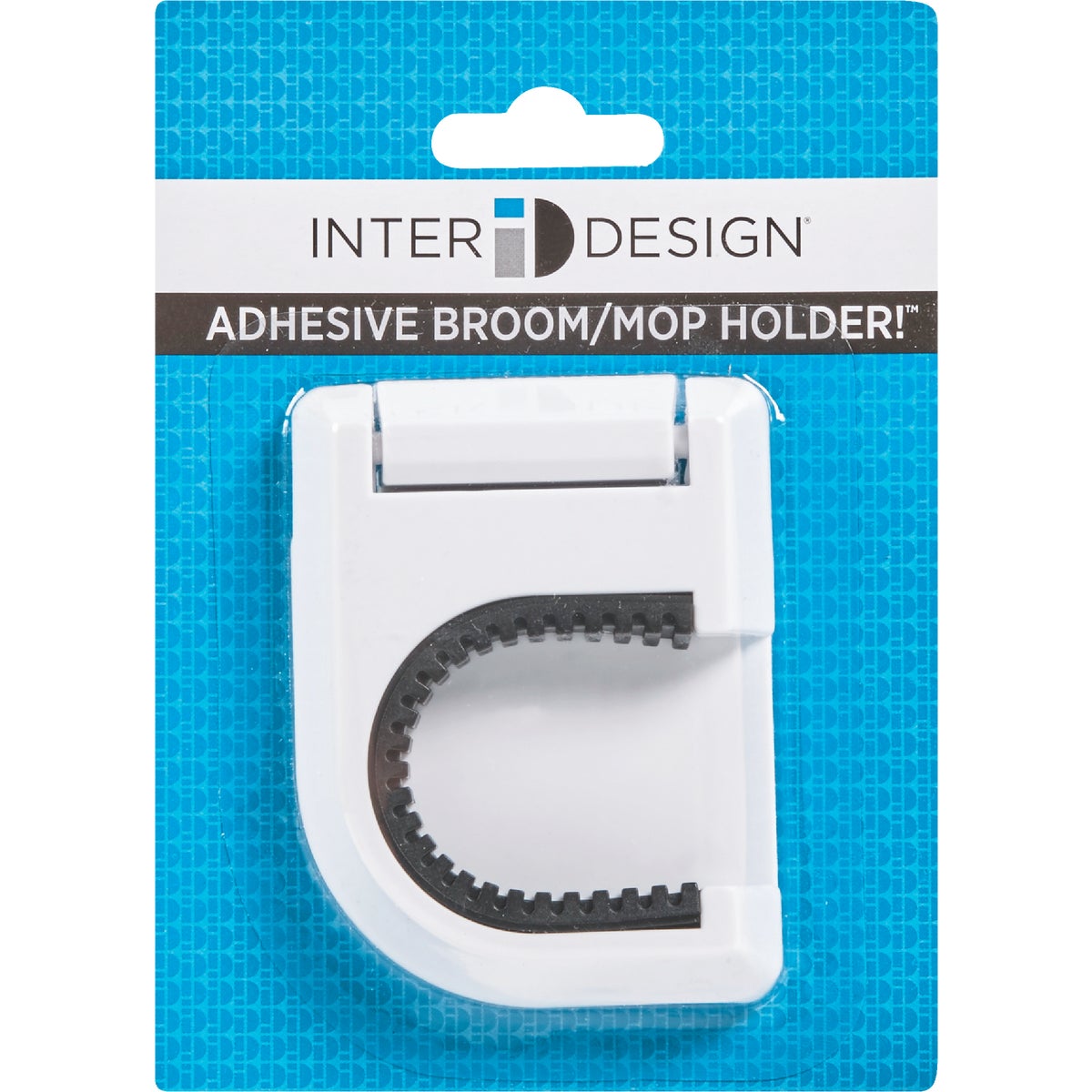 InterDesign Rubber Grip Broom Storage Hook