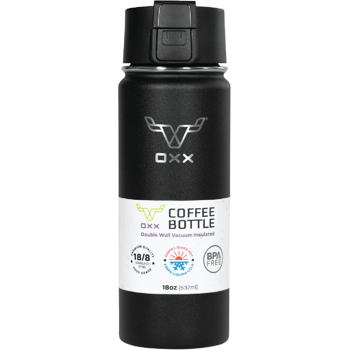 OXX 18 Oz. Insulated Vacuum Bottle