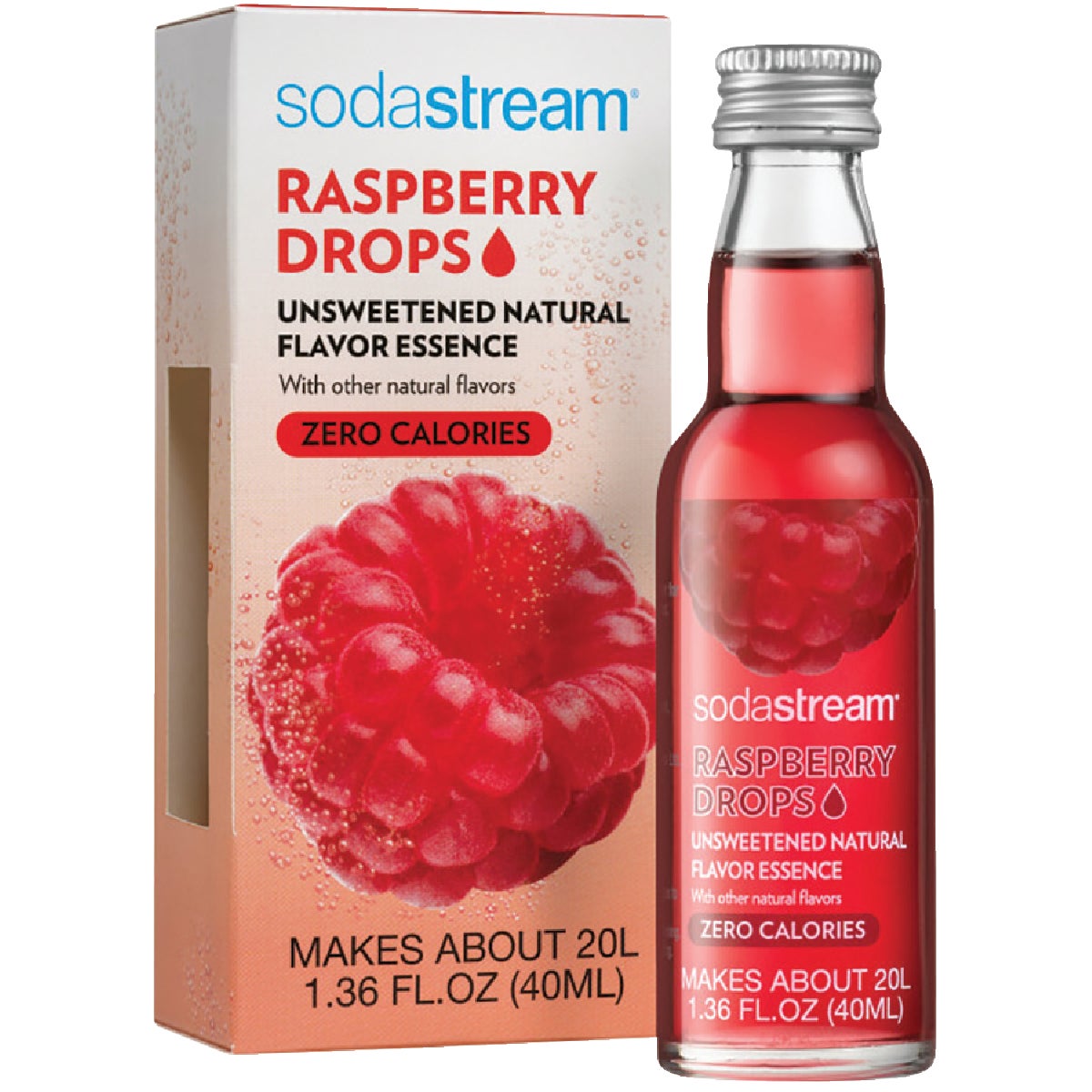 SodaStream 1.36 Oz. Raspberry Sparkling Water Fruit Drops