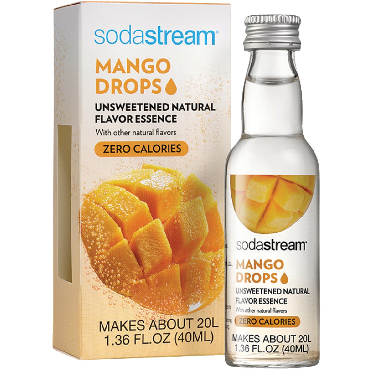 SodaStream 1.36 Oz. Mango Sparkling Water Fruit Drops