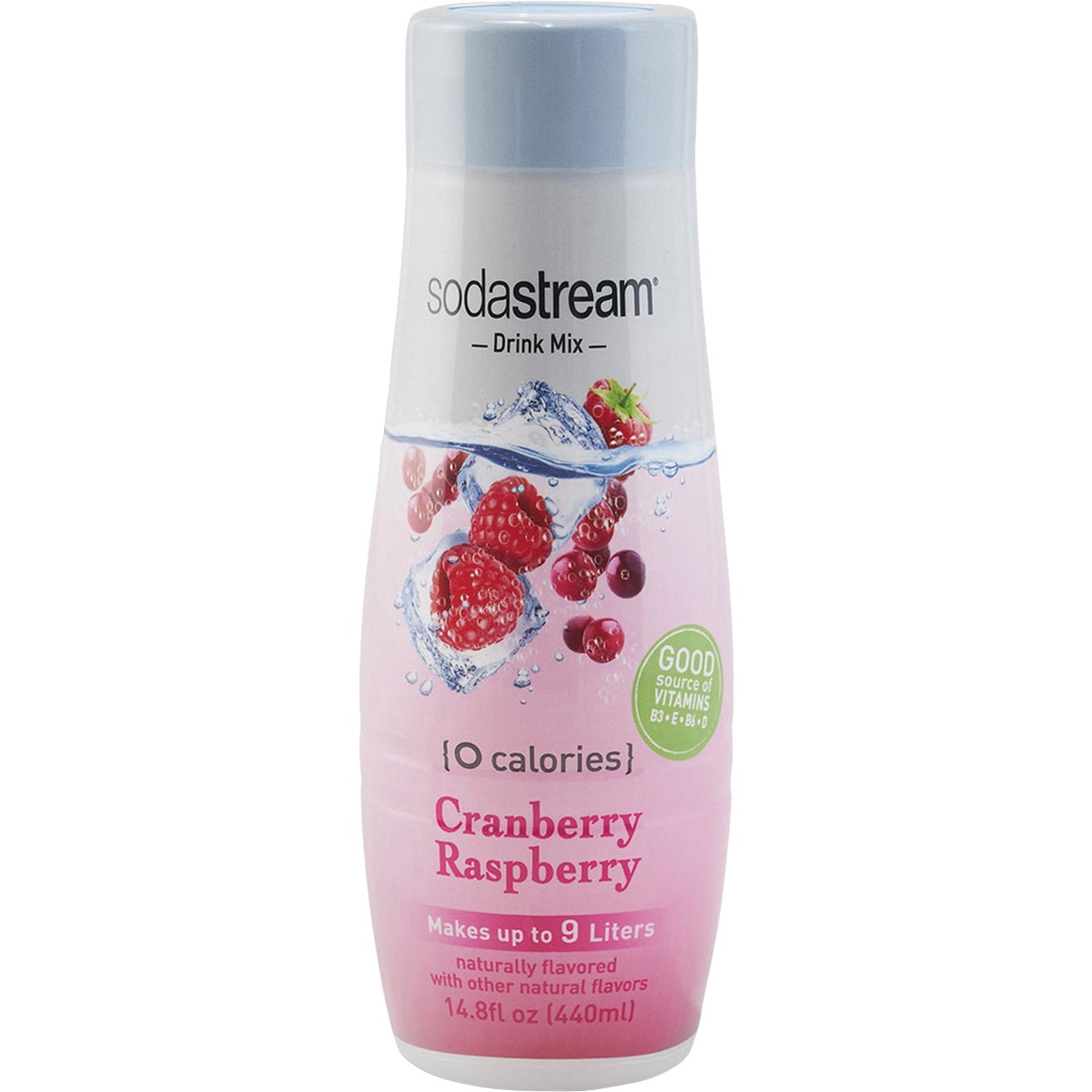 SodaStream 14.8 Oz. Cranberry Raspberry Zeros Waters Sparkling Beverage Mix