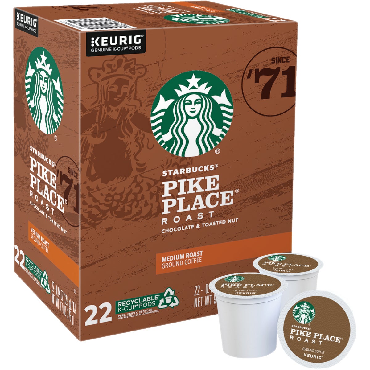 Keurig Starbucks Pike Place Roast K-Cup (22-Pack)