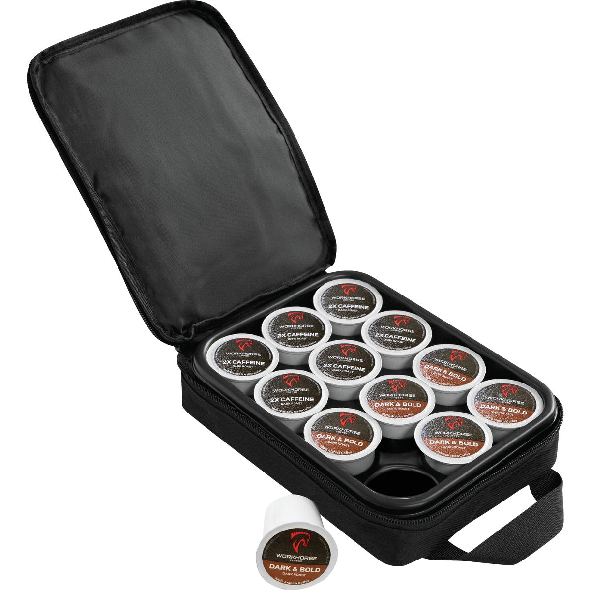 Oxx Coffee 12-Pod Black Carry Case