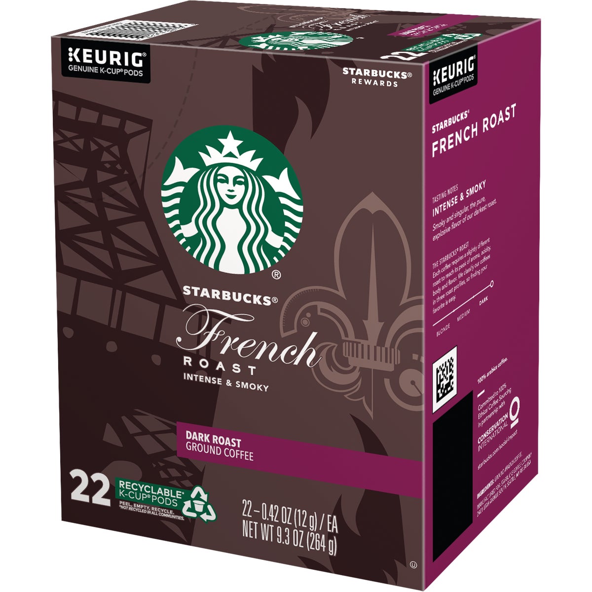 Keurig Starbucks French Roast Coffee K-Cup (22-Pack)