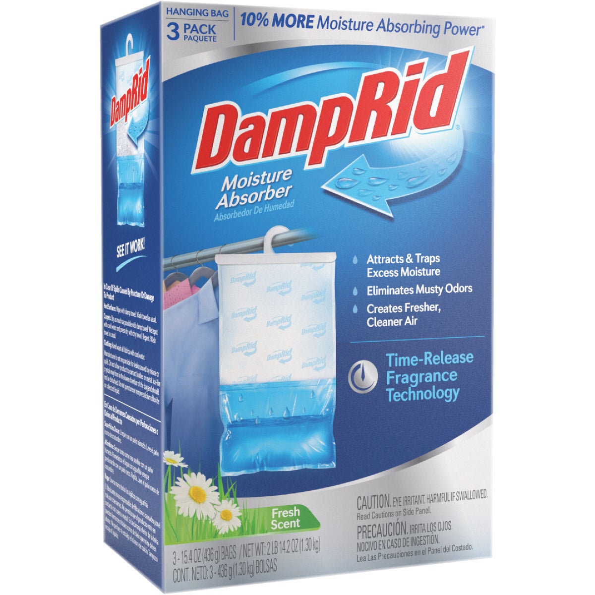 DampRid 15.4 Oz. Fresh Scent Hanging Moisture Absorber (3-Pack)