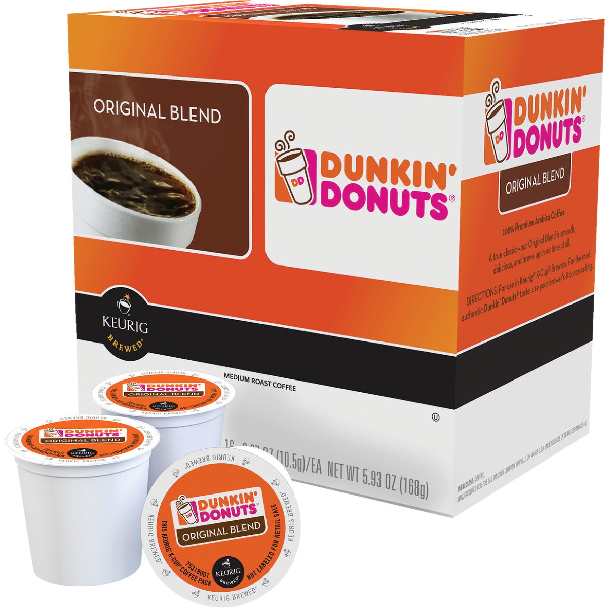 Keurig Dunkin' Donuts Original Coffee K-Cup (16-Pack)