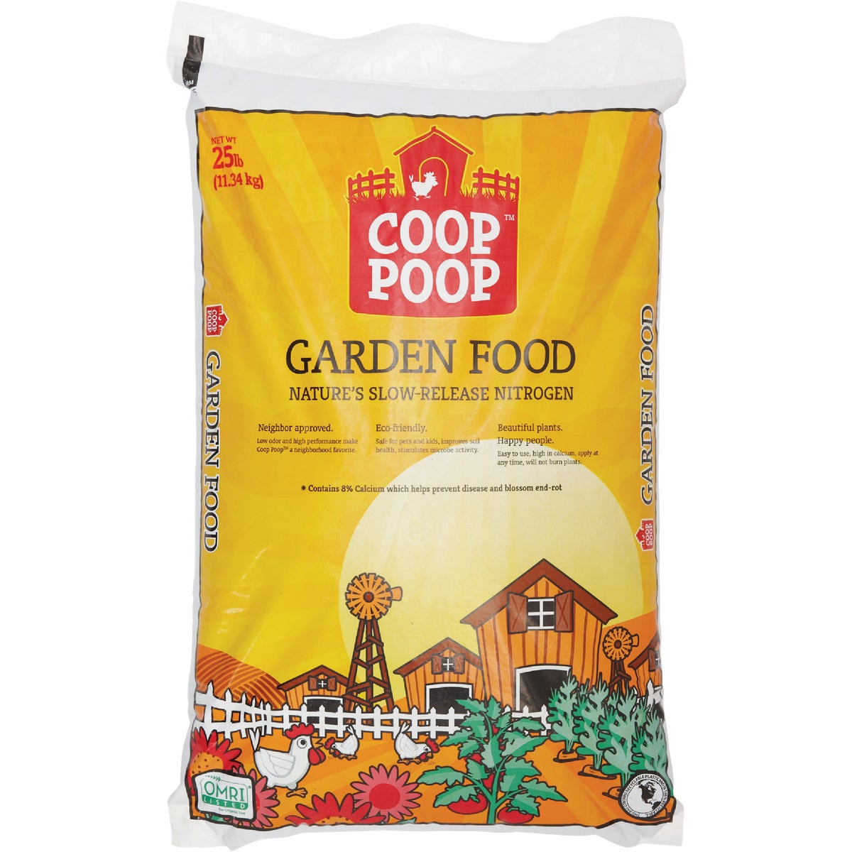 Healthy Grow Coop Poop 25 Lb. Organic Dry Plant Food