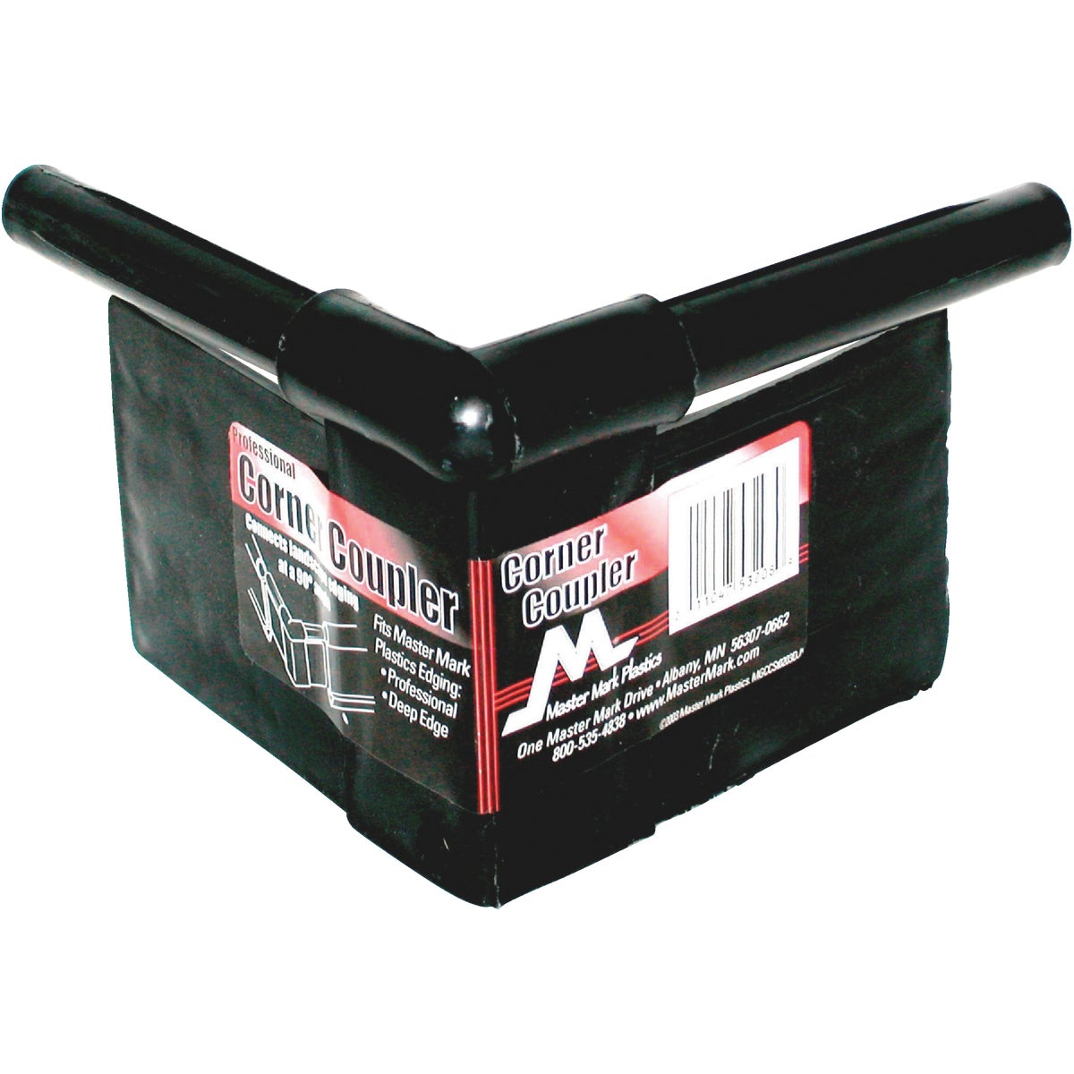 Master Mark Master Gardener 90 Deg. Black Plastic Professional Lawn Edging Coupler