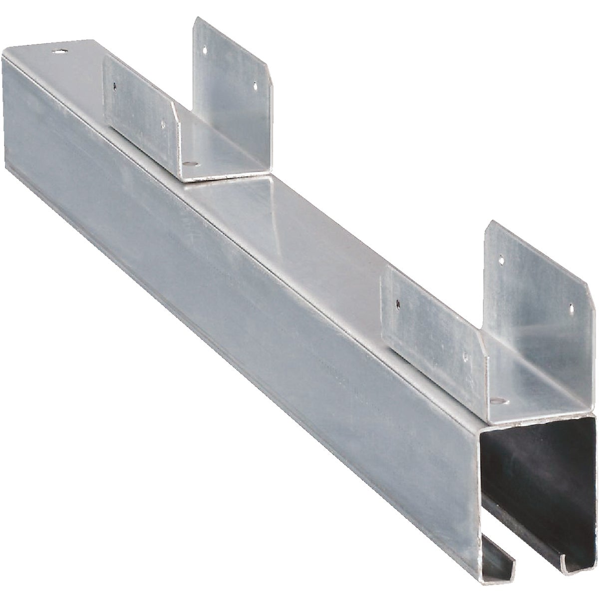 National 10 Ft. Galvanized Continuous Bottom Barn Door Guide