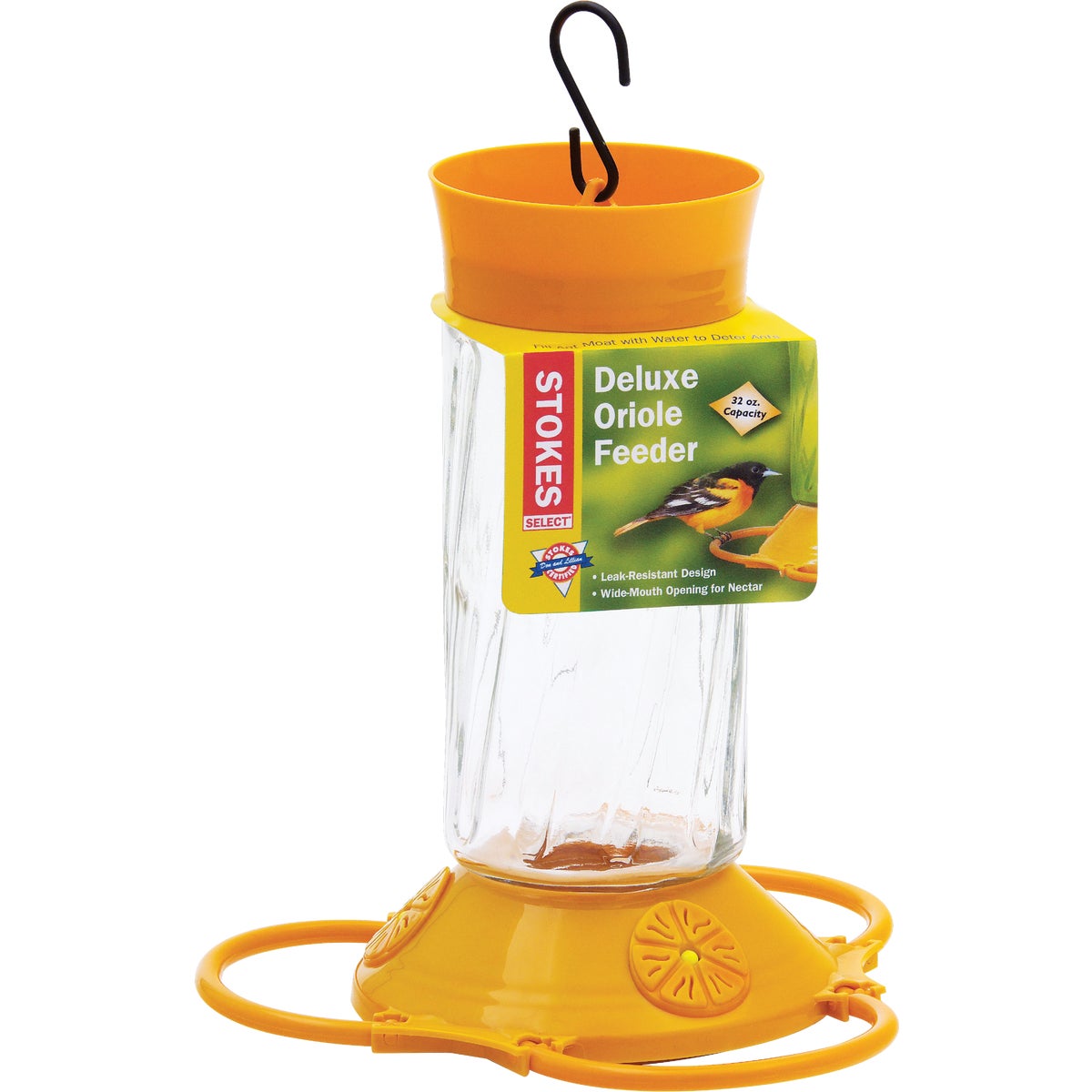 More Birds 32 Oz. Glass Deluxe Oriole Feeder