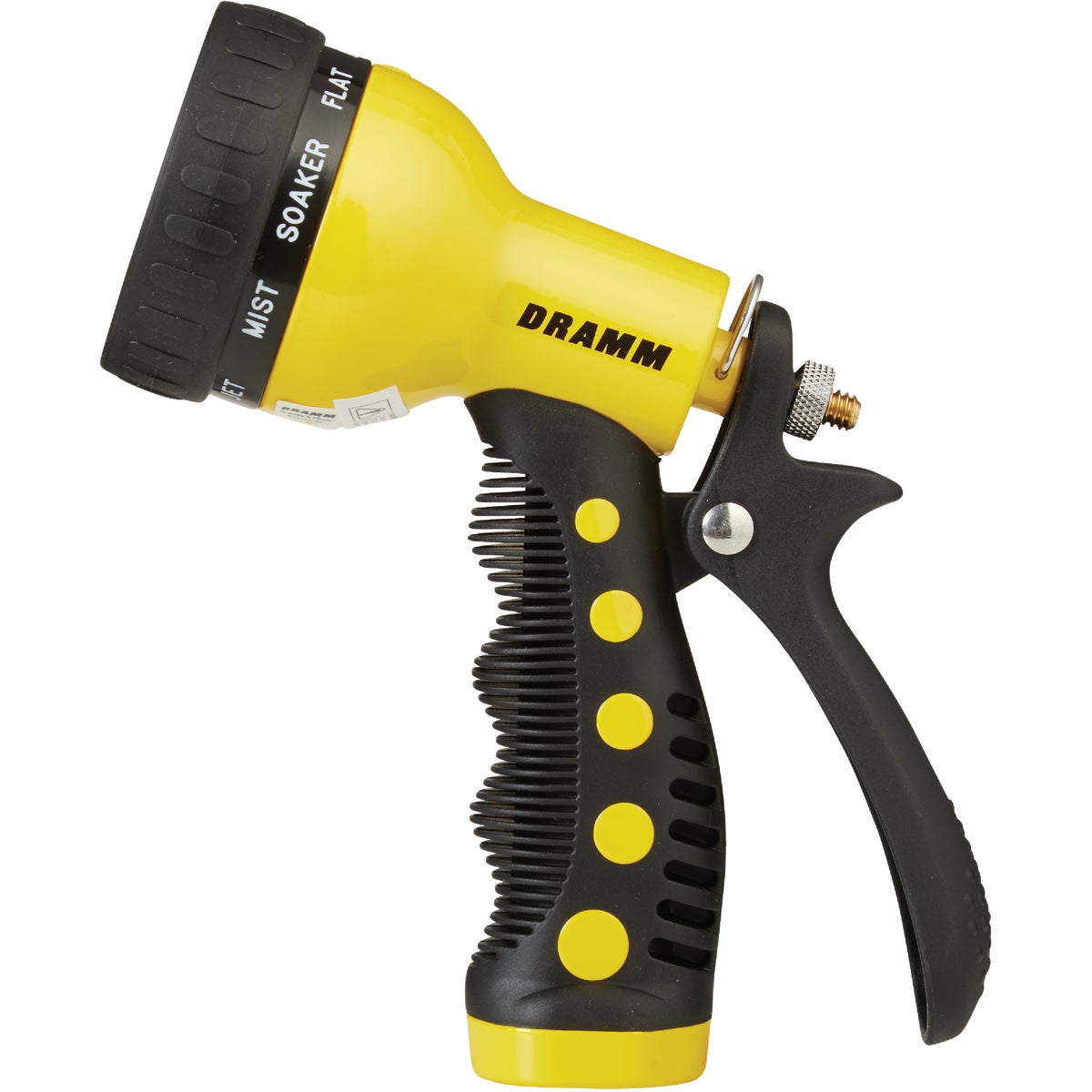 Dramm Heavy-Duty Metal 9-Pattern Nozzle, Yellow