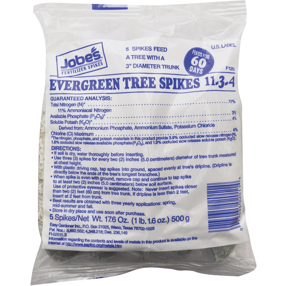 Jobe's 11-3-4 Evergreen Tree Stakes (5-Pack)